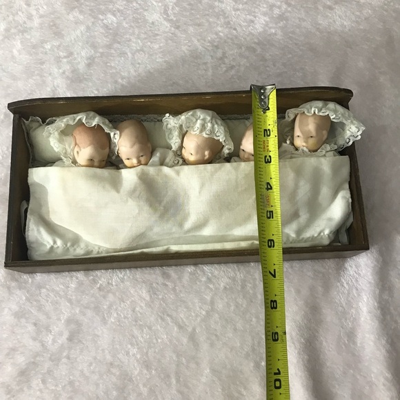 Vintage Lot of 5 R.O.C.  Babies Baby figurine Doll Porcelain Set Collectors - Picture 4 of 16